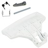 SPARES2GO Door Handle Lever Latch Kit for Zanussi Washing Machines