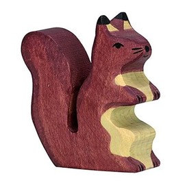 Holztiger Squirrel Wooden Figure (Brown)