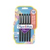 Flair Original Felt-Tip Pens Medium Tip Pack of 5 Blackaa