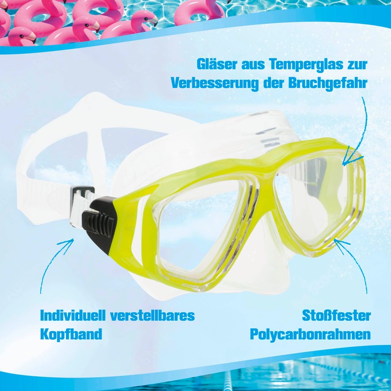Sea-Lion Beginners Diving Mask Unisex Diving Goggles Professional Snorkel Goggles,
