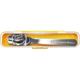 Jijinsha 42024-3 Spoon and Fork Set, Made in Japan, Yellow, Sugarland, Smile Ranchmate