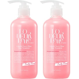 Lauderette in England Color Fit Cherry Fleur Hair Treatment, 500ml, 2 pieces / 로더렛 인 잉글랜드 컬러핏 체리 플뢰르 헤어 트리트먼트, 500ml, 2개