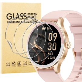 KUSINHOKA 3 Stück Schutzfolie kompatibel mit TOOBUR Smartwatch 1.27 Zoll, [Anti-Kratzen] Weiche TPU Displayschutzfolie, Vollständige Abdeckung HD Klar Anti-Fingerprint Folie für TOOBUR DR06