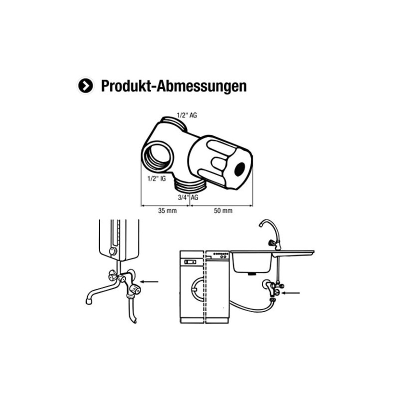 CORNAT TEC303401 Single tap 1/2"