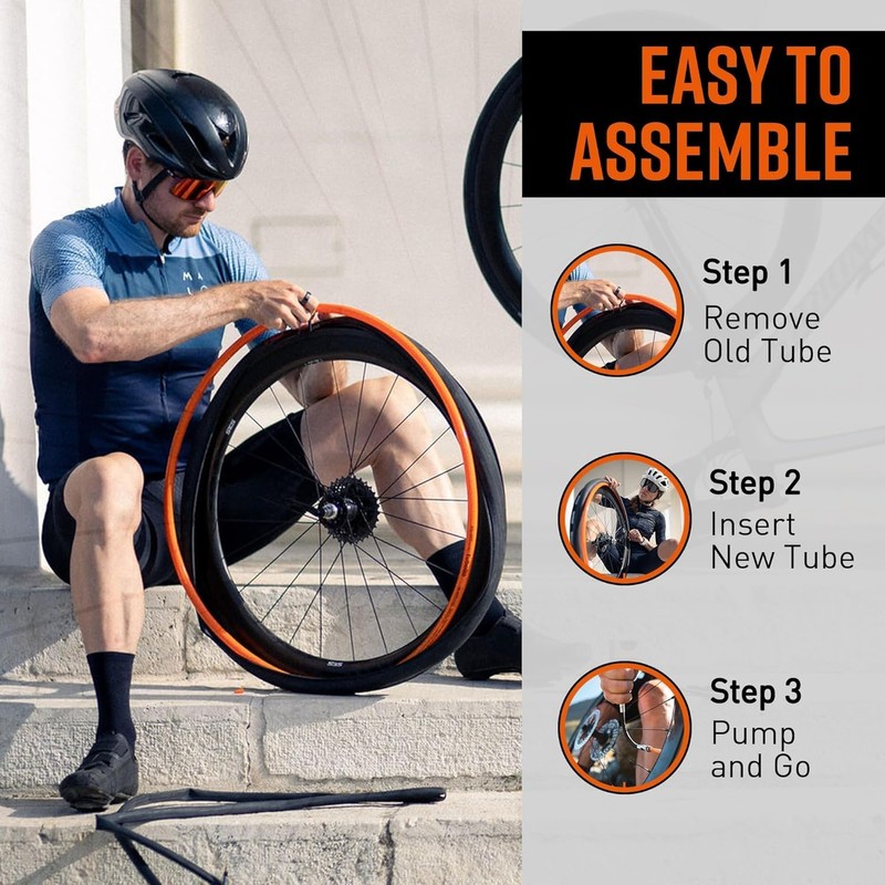 X-Tubo Tube - CX/Gravel - 700c/30" - 60mm Valve -