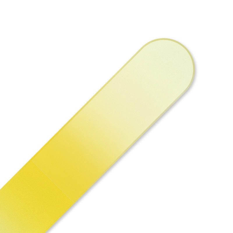 Mont Bleu Coloured Glass Nail File, in Black Velvet Case,