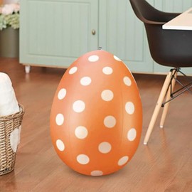 Lyaciomn Inflatable Easter Eggs, Easter Eggs, Easter Decoration Easter Eggs for Hanging Outdoor Easter Eggs Decoration Easy to Use Orange