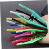 BIUDECO 30pcs Brow Trimming Tweezers Lightweight Eyebrow Tweezers for Makeup