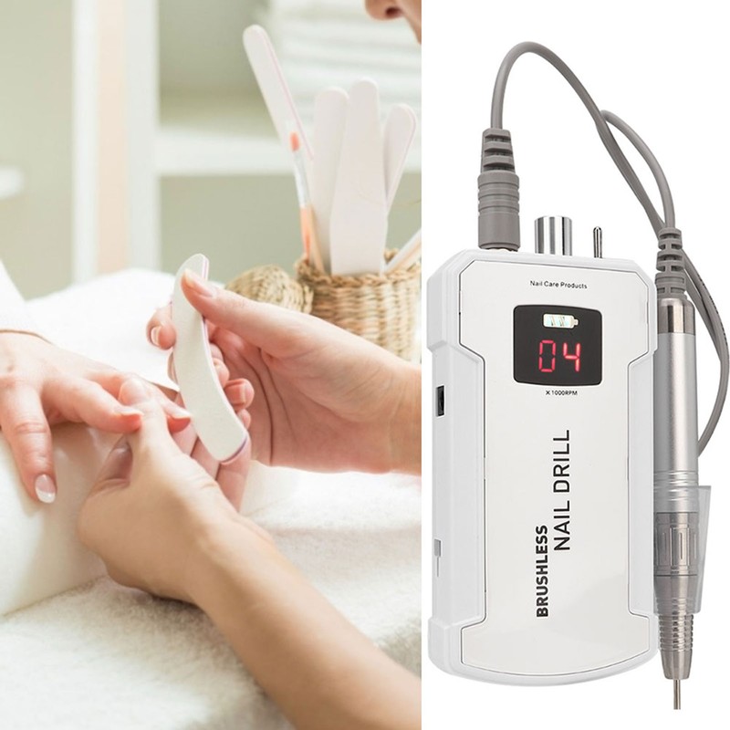25000RPM Portable Nail Drill Machine Electric Nail Grinding Buffing Polisher