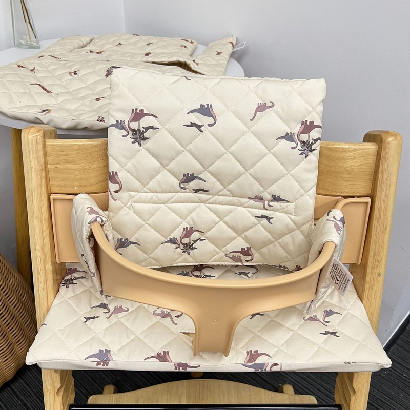 Baby High Chair Cushion Waterproof Nylon Seat and Back Protection