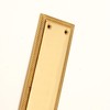 5mm Heavy Duty Solid Cast Brass Georgian Finger Plate Door