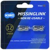 KMC-CL552-SV2 Bicycle Chain, Missing Link for 12 Speeds, Silver (2P