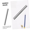 Operitacx Aluminium Ruler, Office Geometry Ruler, Drawing Ruler, Straight Ruler,