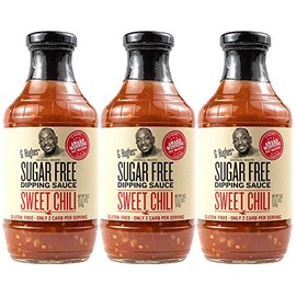 G Hughes Sugar Free Sweet Chili Sauce 18 oz (3 Pack) | Dipping Sauces and Marinades that are Gluten-Free, Low Carb