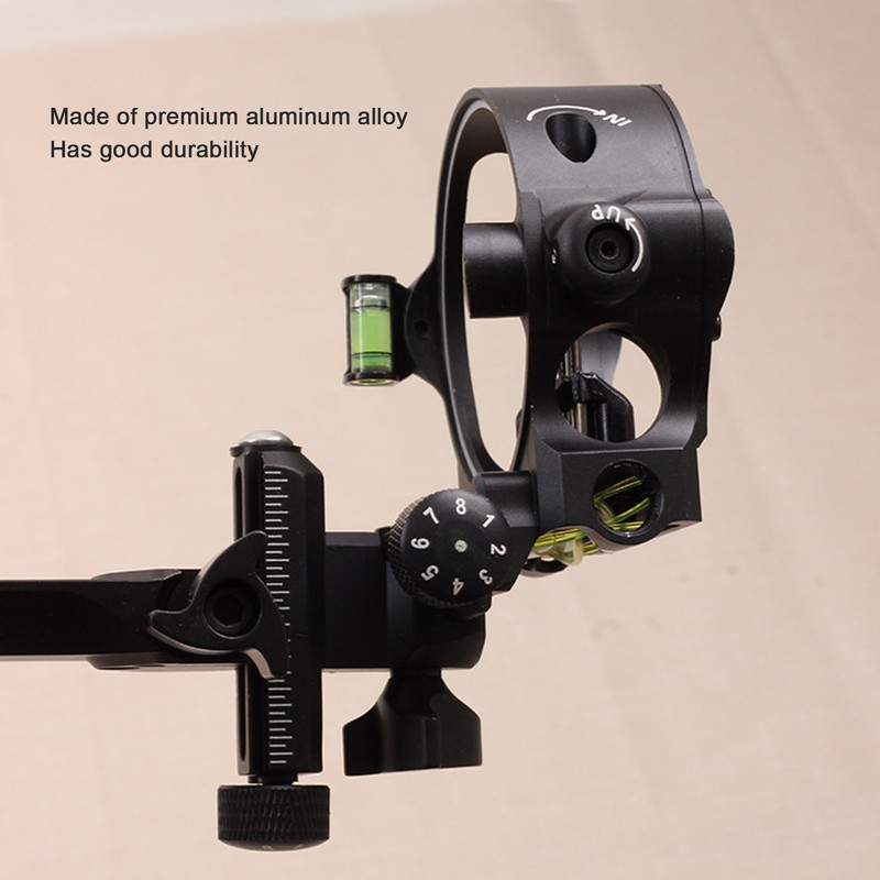 Bow Target Sight 5 Pins with Retina Function Aluminium Alloy