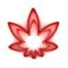 Custom Cutters Weed Leaf Shape Cookie Cutters | Set of