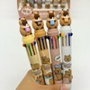 4 Pcs Cartoon Capybara Multicolor Pen 10 in 1 Shuttle