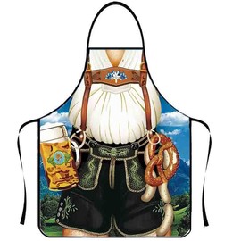 SZZLXYMT Men Funny Oktoberfest Apron Sexy Roman Apron Men Oktoberfest Apron (Black)
