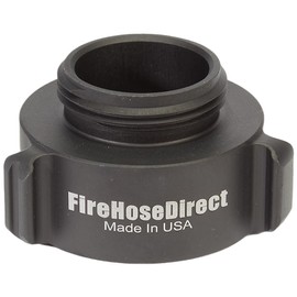 Aluminum 2" Female NPT to 1 1/2" Male NH Fire Hose Adapter
