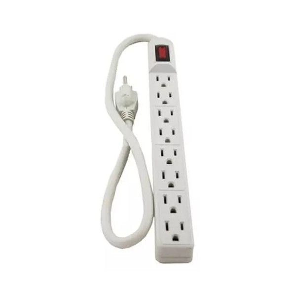 Wideksall 2 FT 8 Outlet Safety Circuit Break Surge Protector