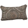Blazing Needles Corded Rectangular Jacquard Chenille Throw Pillow, 20" x