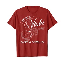 It's A Viola Not A Violin Shirt Concert Violinist Music Gift