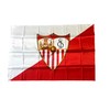 Sevilla CF badsev Flag, Red/White, One Size