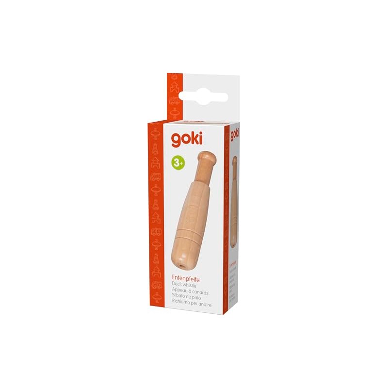 goki 61850 - Duck Whistle - Wooden Animal Whistle for