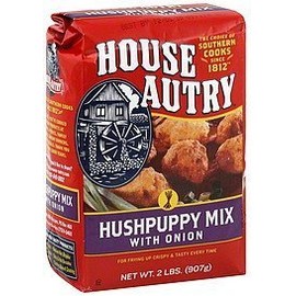 House Autry Hushpuppy Mix with Onion - Net Wt 2 lbs (907 g) - Pack of 2