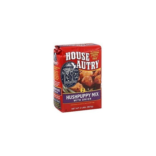 House Autry Hushpuppy Mix with Onion - Net Wt 2 lbs (907 g) - Pack of 2