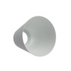 MY MIRONEY 2PCS Grey Barrel Metal Lampshade Hardware E27 Industrial