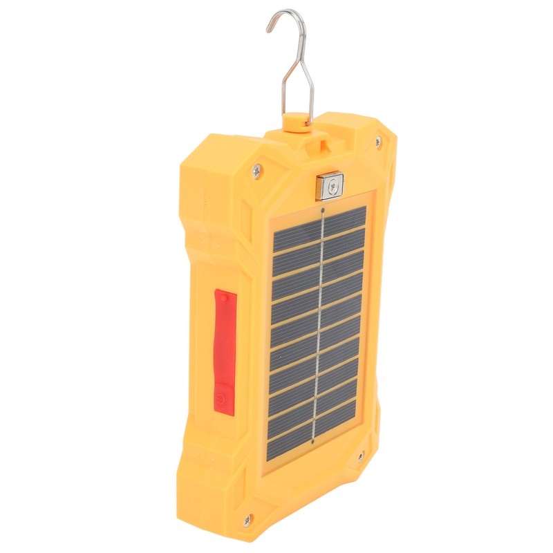 LED Solar Light Rechargeable Portable Flood Light Hooked Tent Light