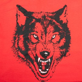 Costume Agent New World Wrestling Wolfpac Order Logo Adult Red T-Shirt (Large)
