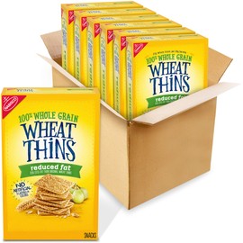 Wheat Thins Reduced Fat Whole Grain Wheat Crackers, 6 - 8.oz Boxes