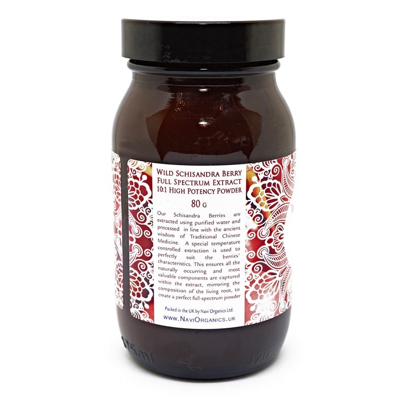 Full Spectrum Schisandra Berry (Dual Extraction) Extract Powder - Wild
