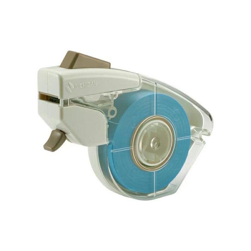 Nichiban TC-15P Tape Cutter, Push Cut, White, Set of 3