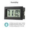 Rojuna 10-Pack Mini Thermometer Hygrometer, Small Digital Electronic Temperature Humidity