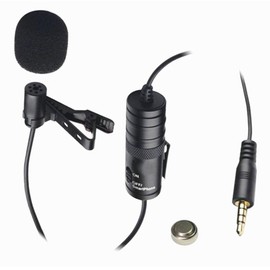 Vidpro Camcorder External Microphone, Compatible with Zoom Q4 Handy Video Recorder Camcorder Microphone Vidpro XM-L Wired Lavalier Microphone - 20' Audio Cable - Transducer Type: Electret Condenser