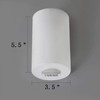 Anmire 3 Pack Frosted Glass Shade, Cylinder Light Fixture Replacement