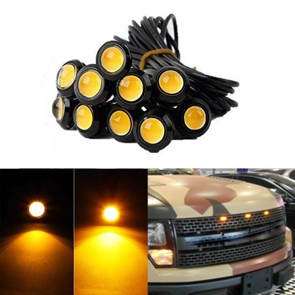 Unbranded 10pcs For Ford SVT Raptor Style LED Amber Grille