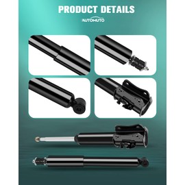 AUTOMUTO Front & Rear Shock Absorber - Fits Tracker (98-04), Geo Tracker (95-97), Grand Vitara (99-05), Suzuki (89-98), Vitara (99-04), X-90 (96-98)