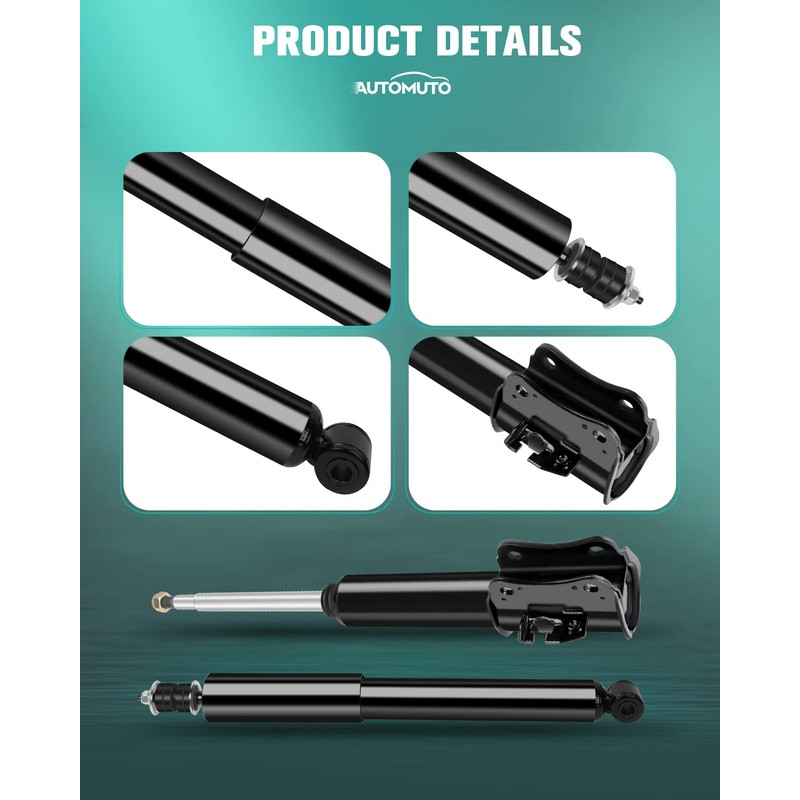 AUTOMUTO Front & Rear Shock Absorber - Fits Tracker (98-04),