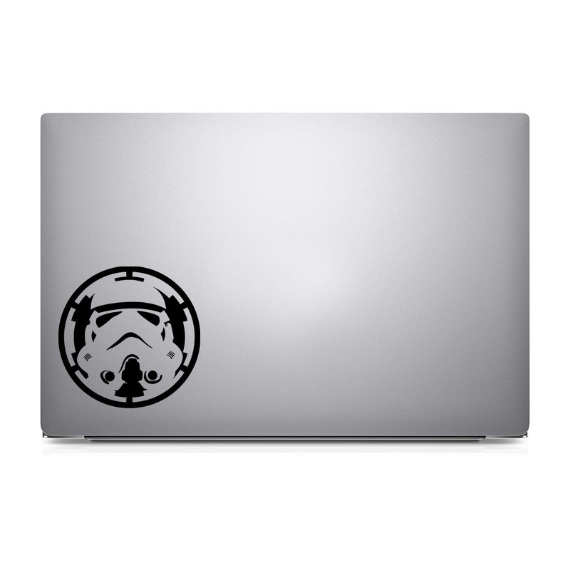 World Design Trooper Face Symbol Notebook Car Laptop 5.5" (Black)