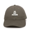 Do Not Disturb Baseball Cap Embroidered Cotton Adjustable Dad Hat