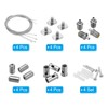PATIKIL Ceiling Hanging Wire Cable Kit, 4 Set Lights Panel