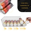 SCAVATA 2 Pack Skinny Can Organizer for Refrigerator, Stackable Tall