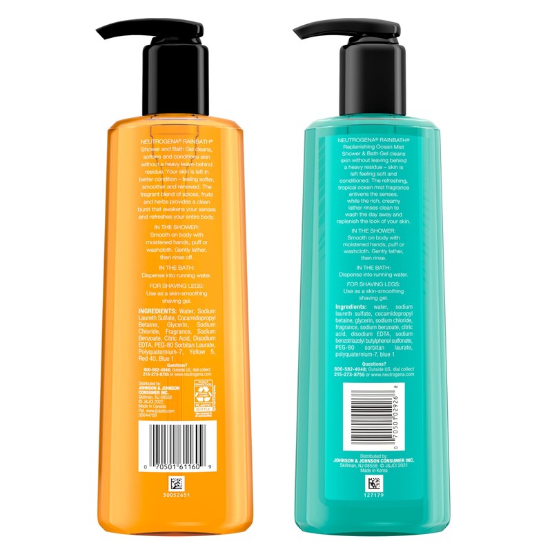 Neutrogena Rainbath Refreshing & Cleansing Shower & Bath Gel, Moisturizing