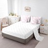 Feelyou Pink Ballet Full Size - 7 Pieces Bed in