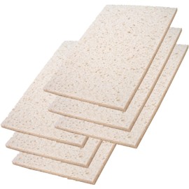 Nihon Insole Industry Cellulose Sponge Cloth, Made in Japan, Water Absorbent, Quick Drying, Drainage Sheet, 9.4 x 6.3 inches (24 x 16 cm), White, Set of 6
