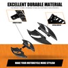 HCmotorku Motorcycle Floorboards Set Driver Passenger Footboards Front Rear Foot
